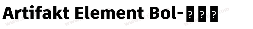 Artifakt Element Bol字体转换 Artifakt Element Bol字体转换